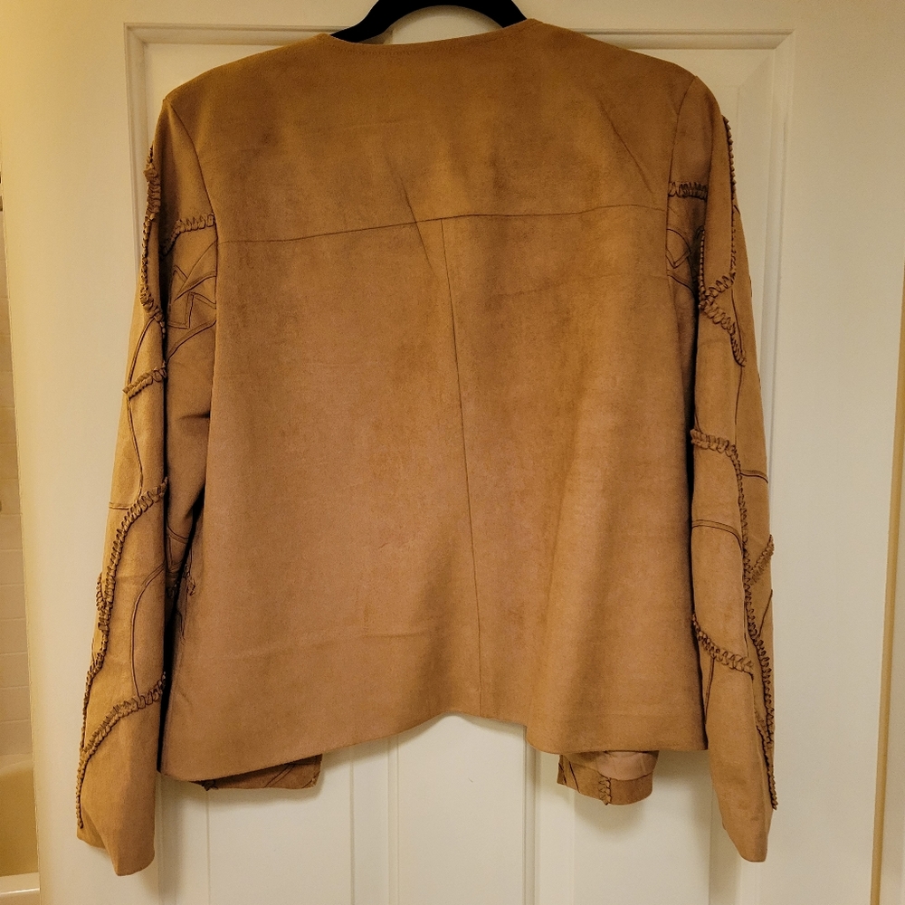 Chico's  Suede Jacket - Picture 3 of 3